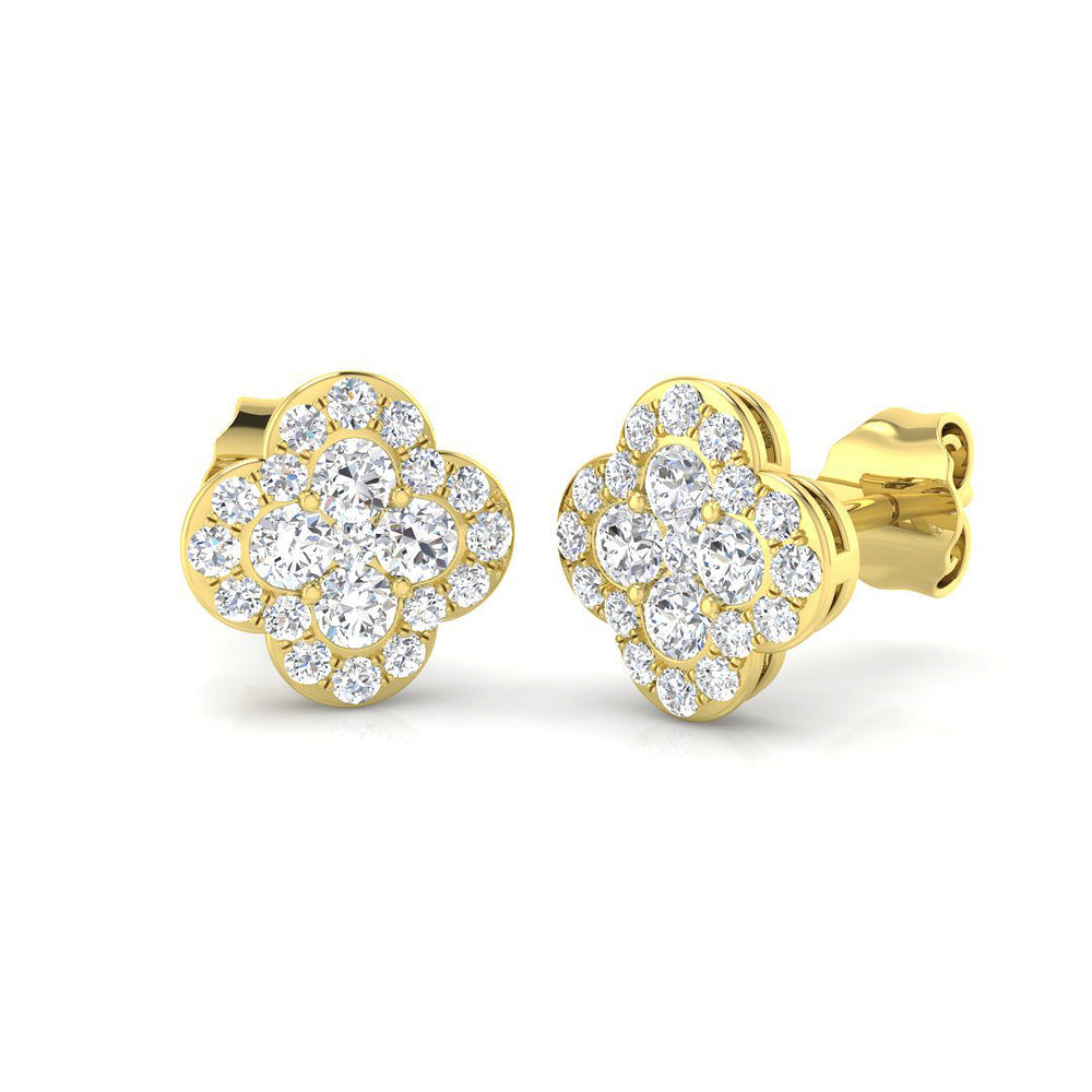 Earring 18 KT Yellow Gold