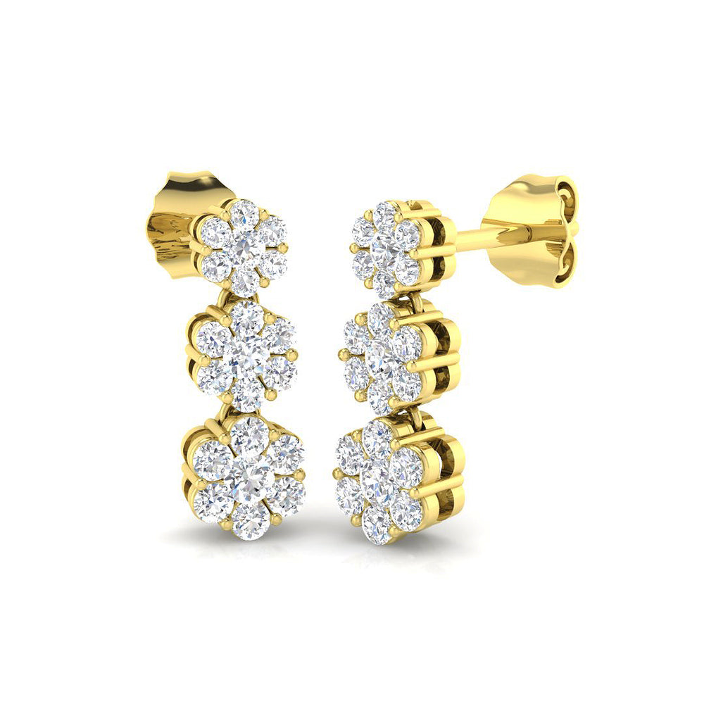 Earring 18 KT Yellow Gold