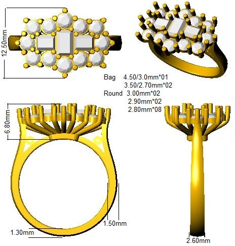 Ring 18 KT Yellow Gold