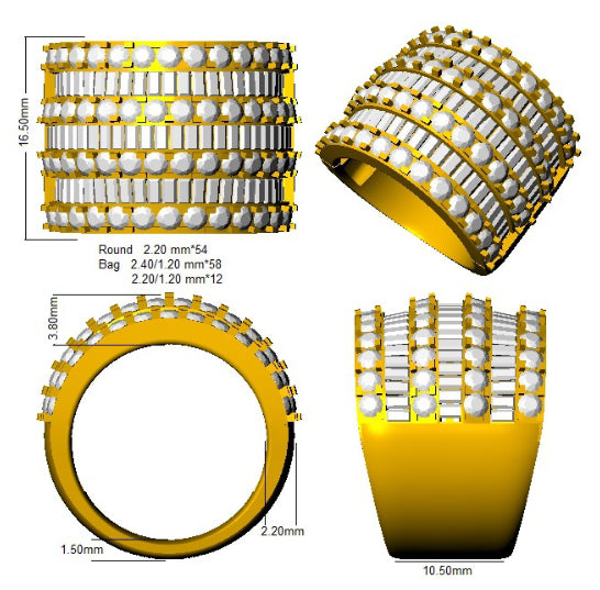 Ring 18 KT Yellow Gold