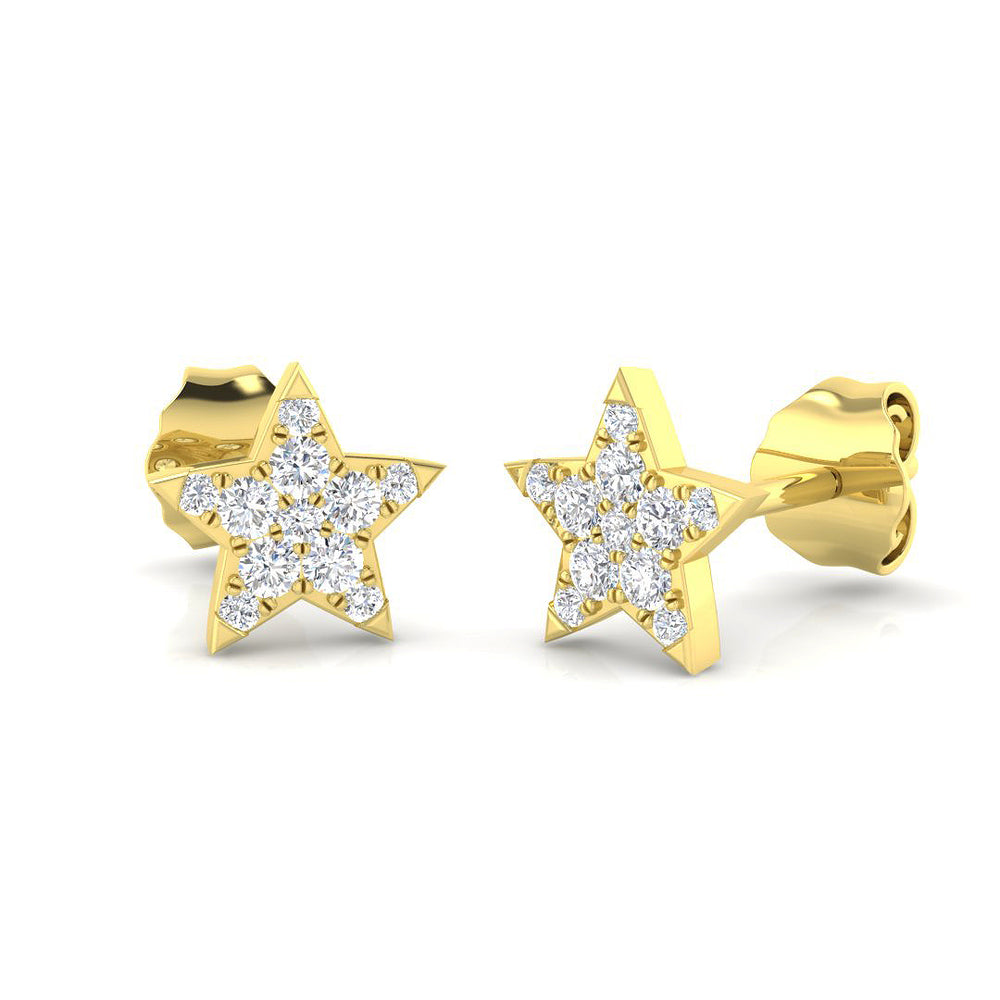 Earring 18 KT Yellow Gold