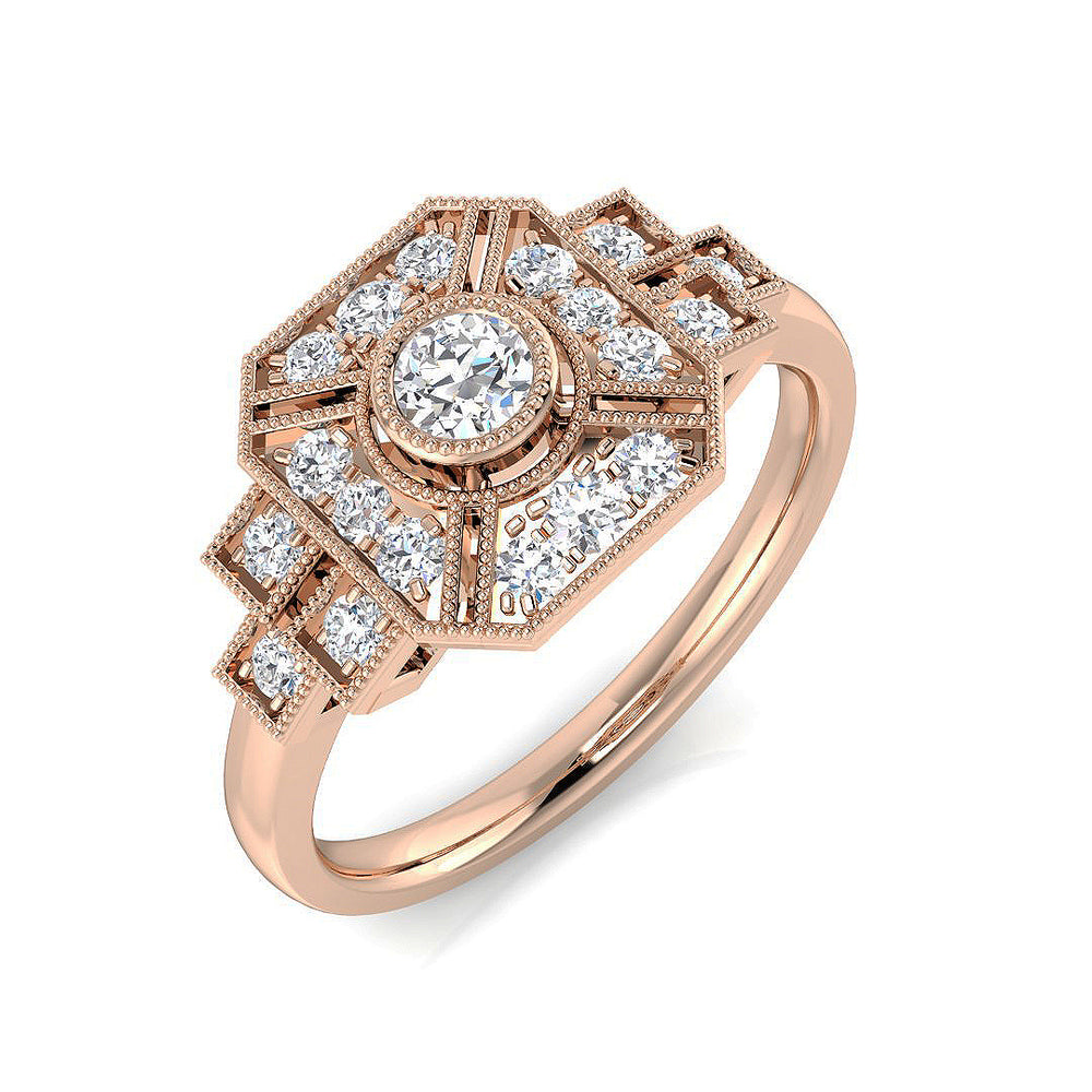 Ring 9 KT Rose Gold