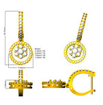 Earring 18 KT Yellow Gold