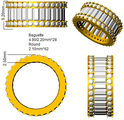 Ring 18 KT Yellow Gold