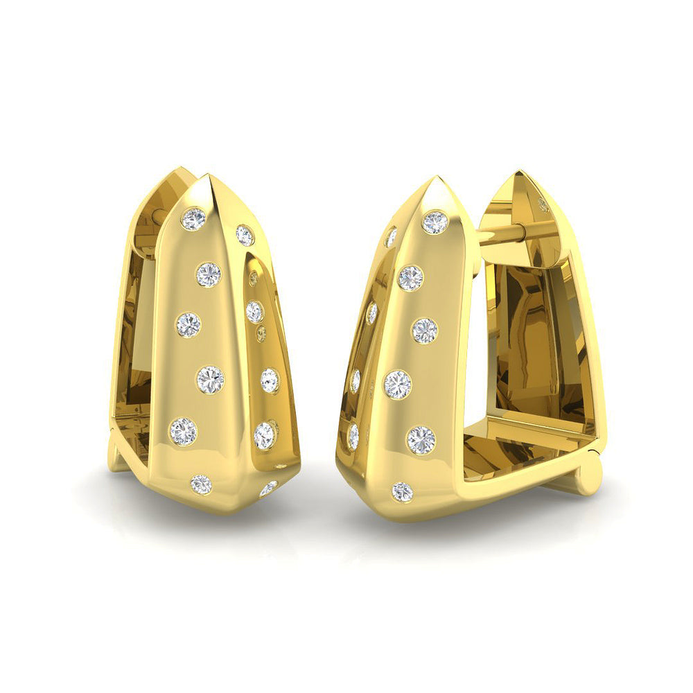 Earring 18 KT Yellow Gold