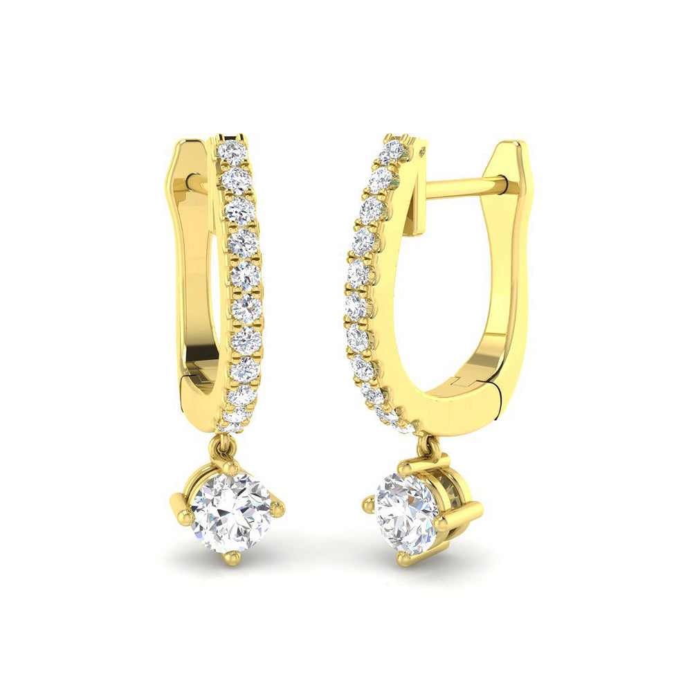 Earring 18 KT Yellow Gold