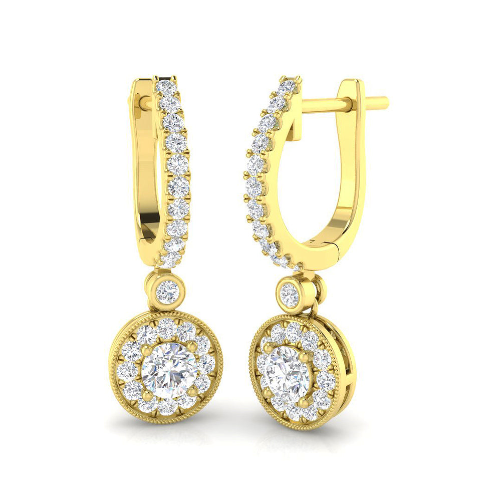 Earring 18 KT Yellow Gold