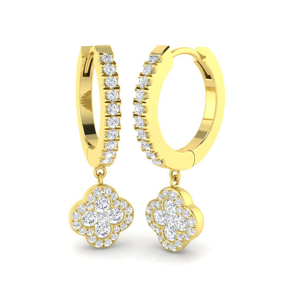 Earring 18 KT Yellow Gold