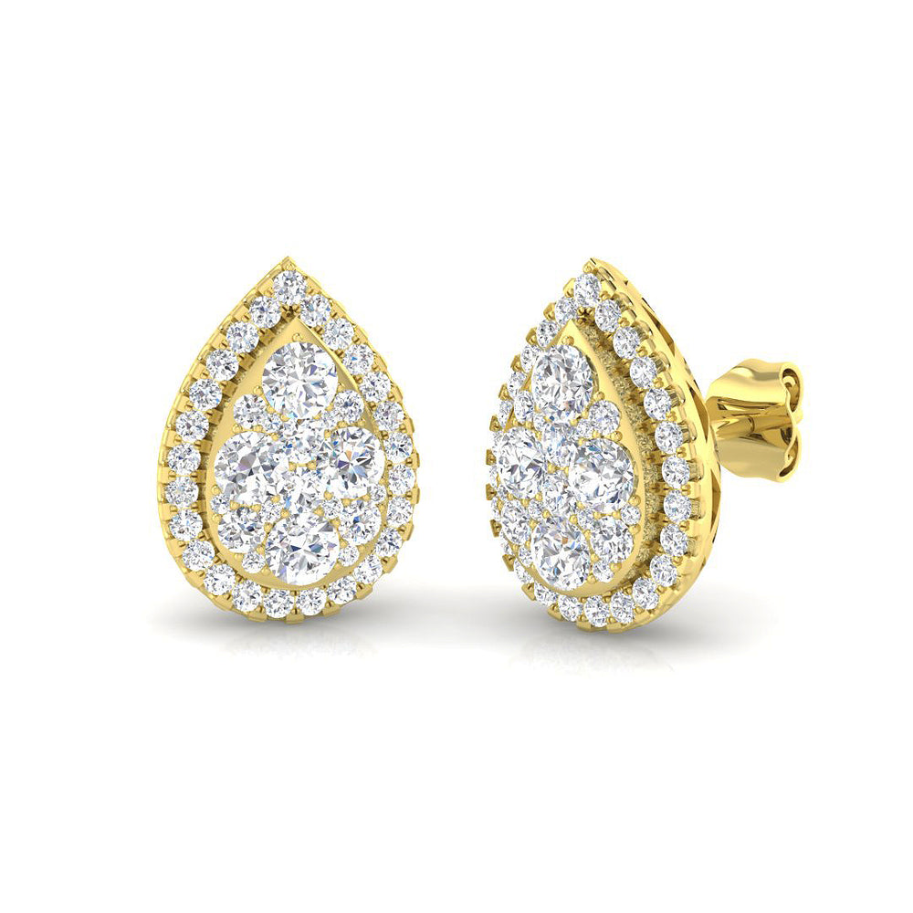 Earring 18 KT Yellow Gold