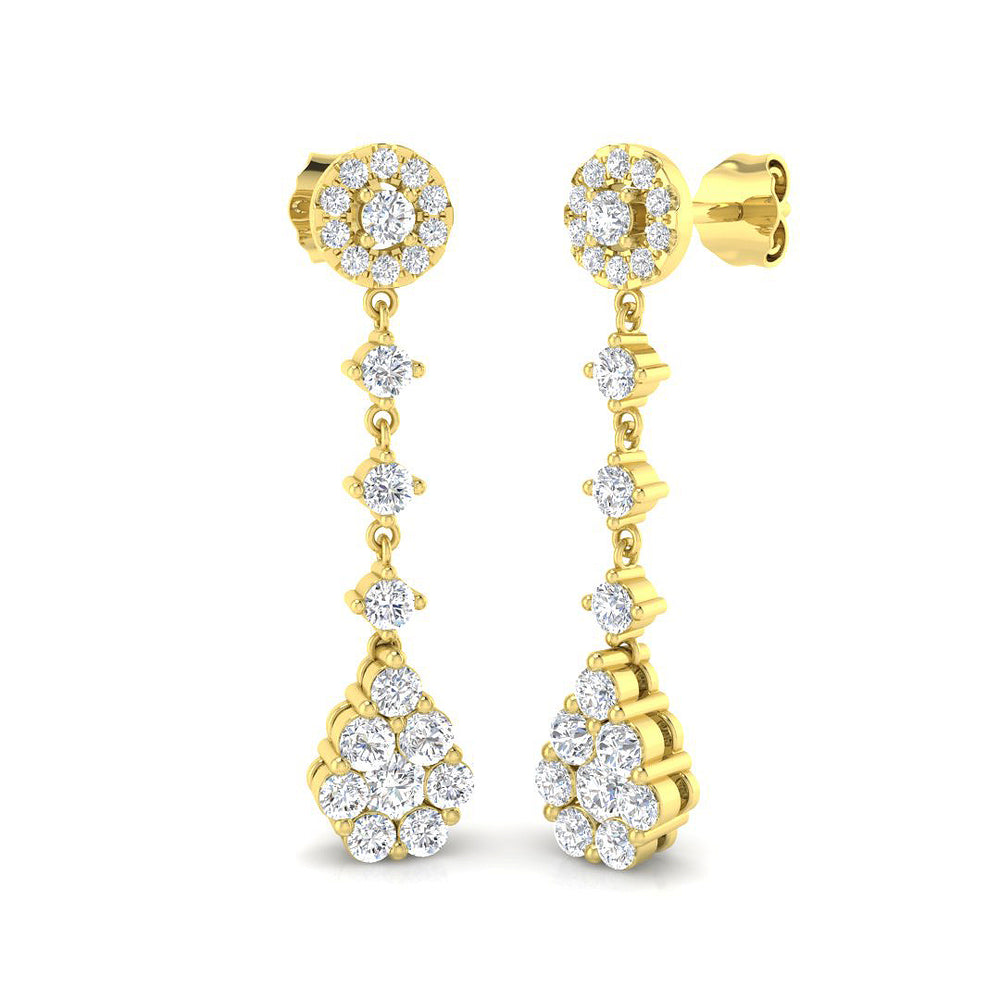 Earring 18 KT Yellow Gold