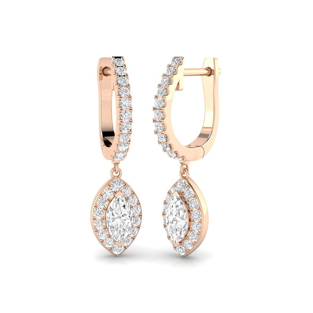 Earring 9 KT Rose Gold