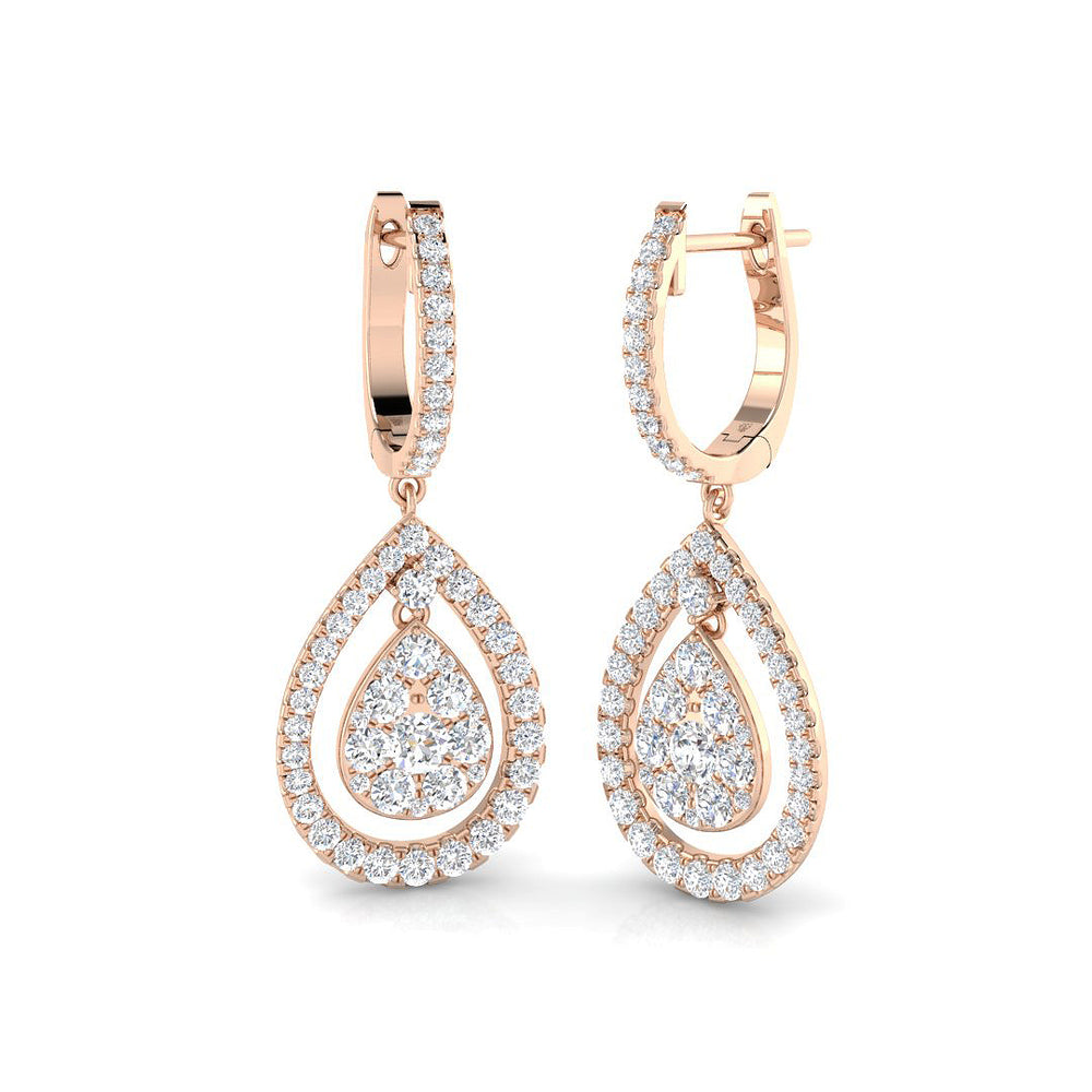 Earring 9 KT Rose Gold