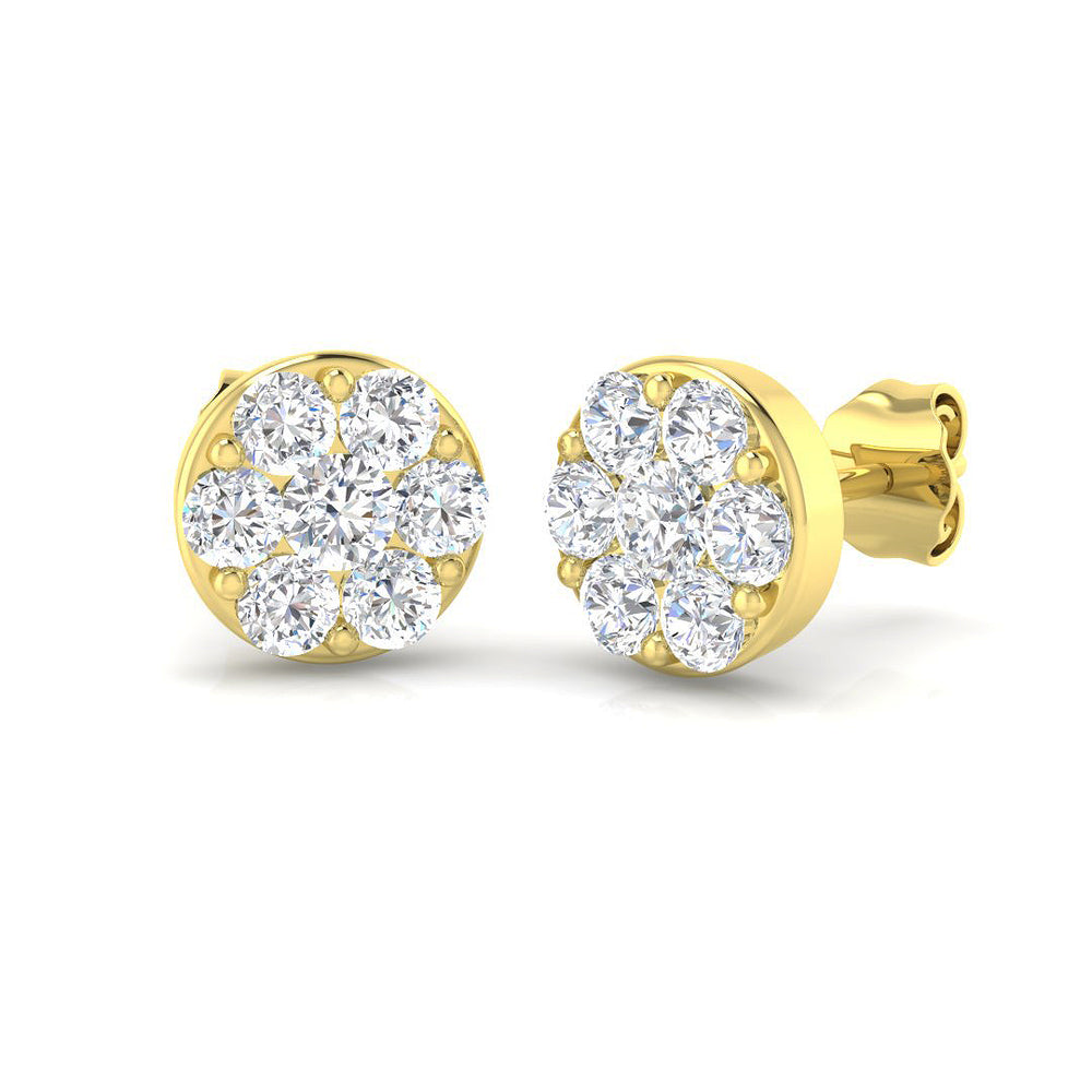 Earring 18 KT Yellow Gold