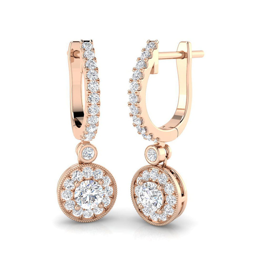 Earring 9 KT Rose Gold