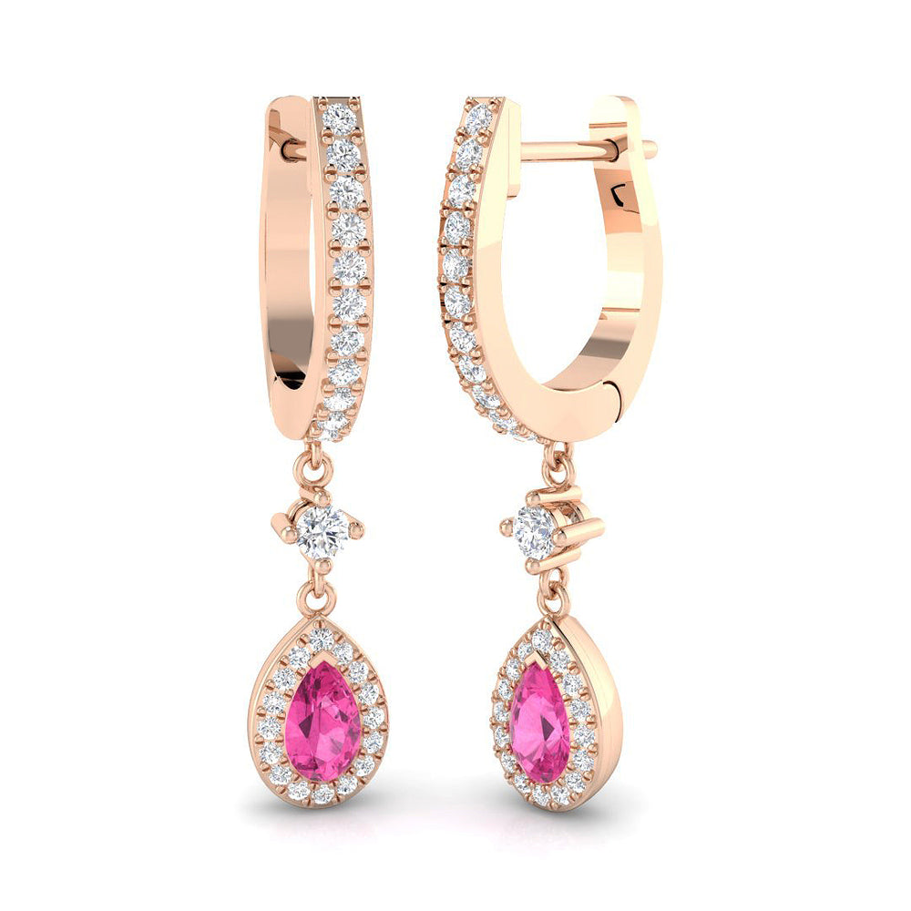 Earring 9 KT Rose Gold