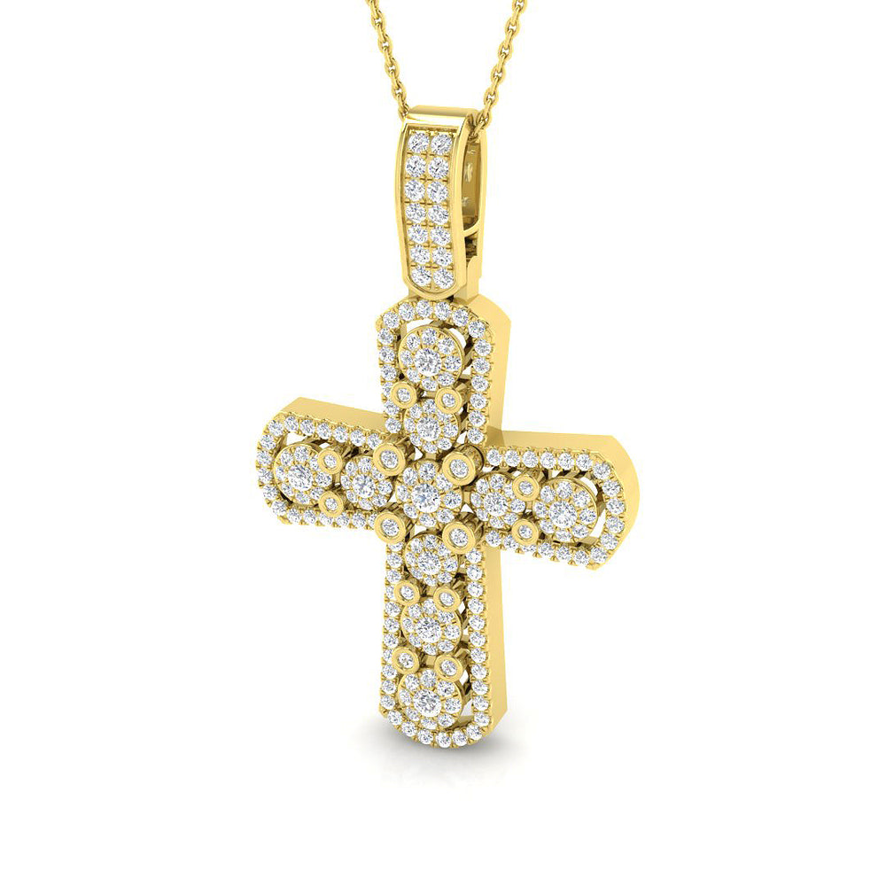 Cross 18 KT Yellow Gold