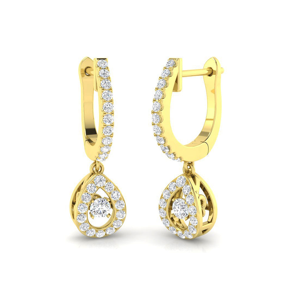 Earring 18 KT Yellow Gold