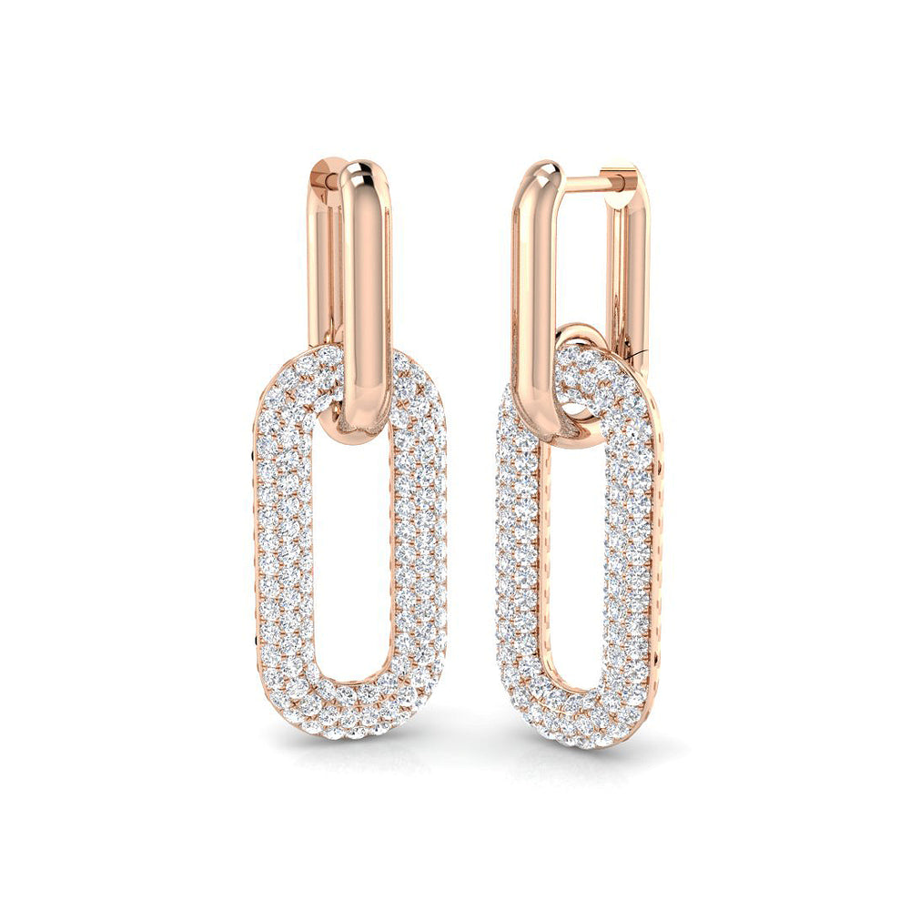 Earring 9 KT Rose Gold