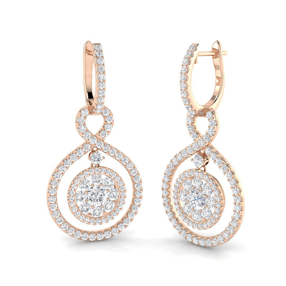 Earring 9 KT Rose Gold