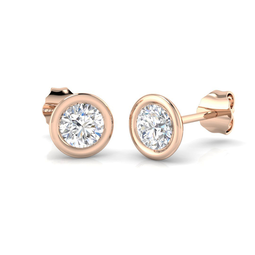 Earring 9 KT Rose Gold