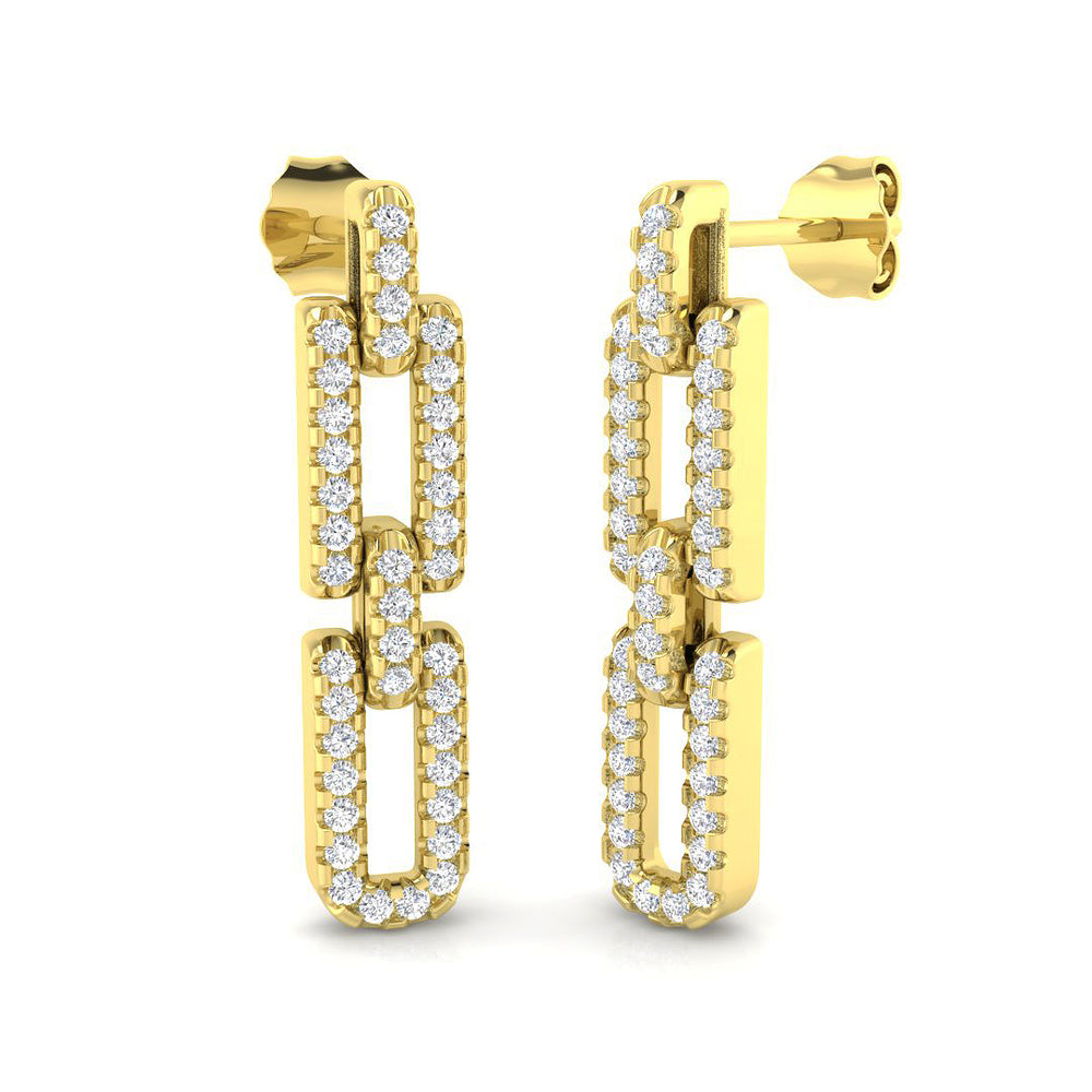 Earring 18 KT Yellow Gold