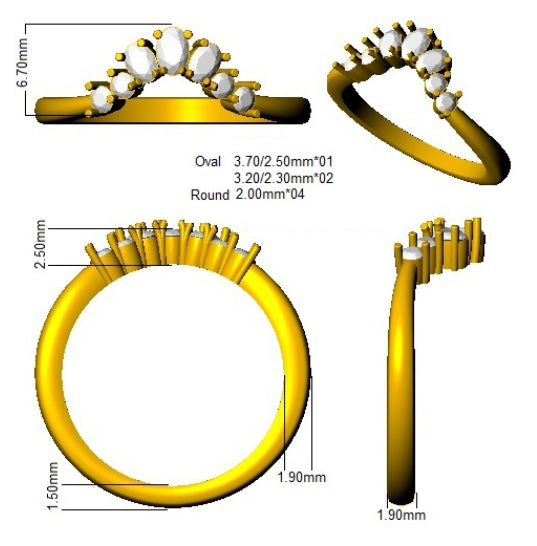 Ring 18 KT Yellow Gold