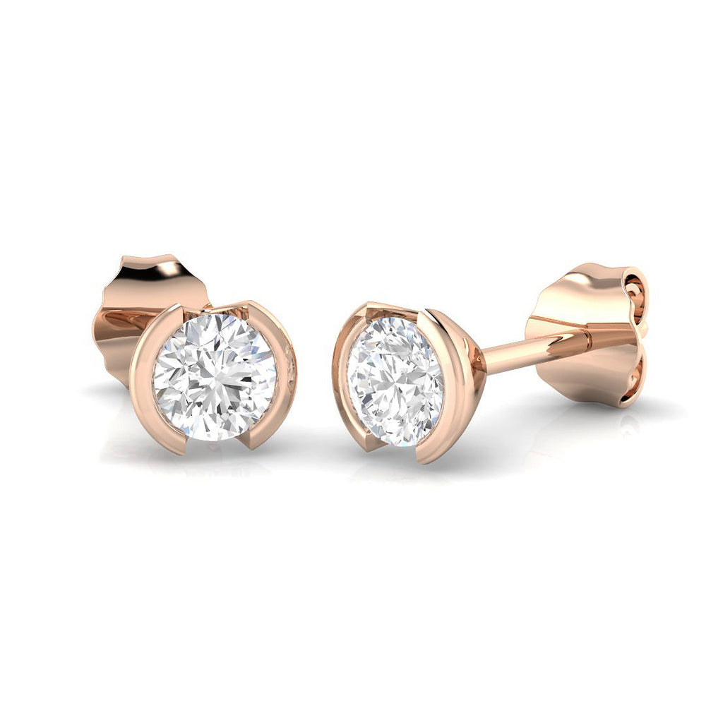 Earring 9 KT Rose Gold