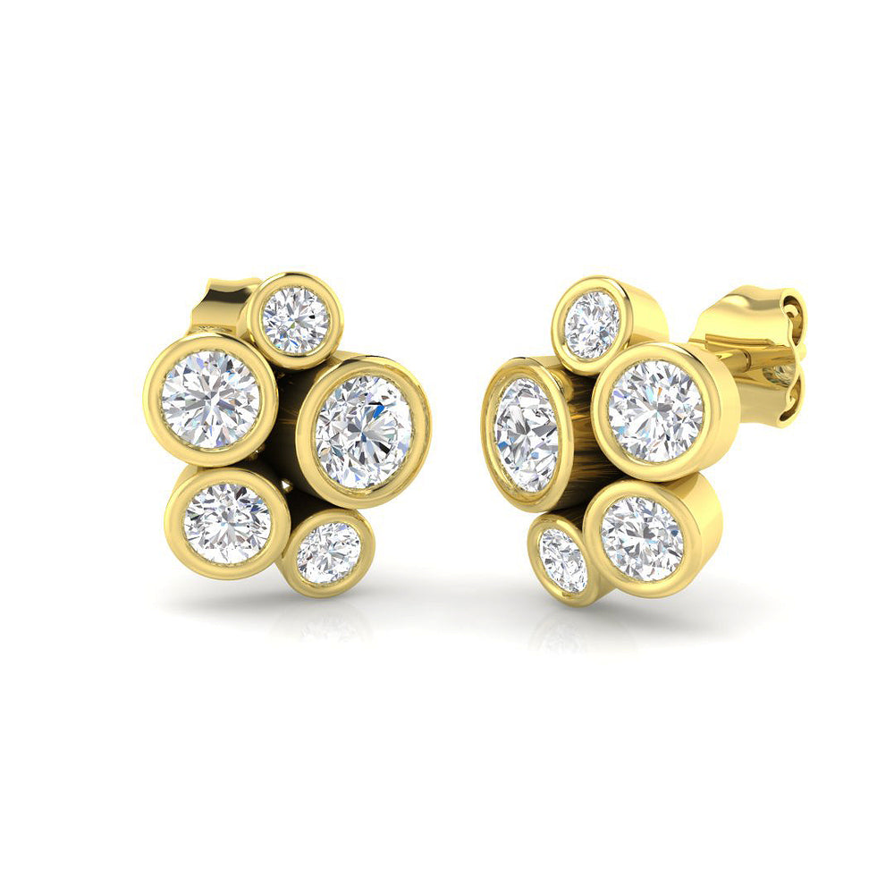 Earring 18 KT Yellow Gold