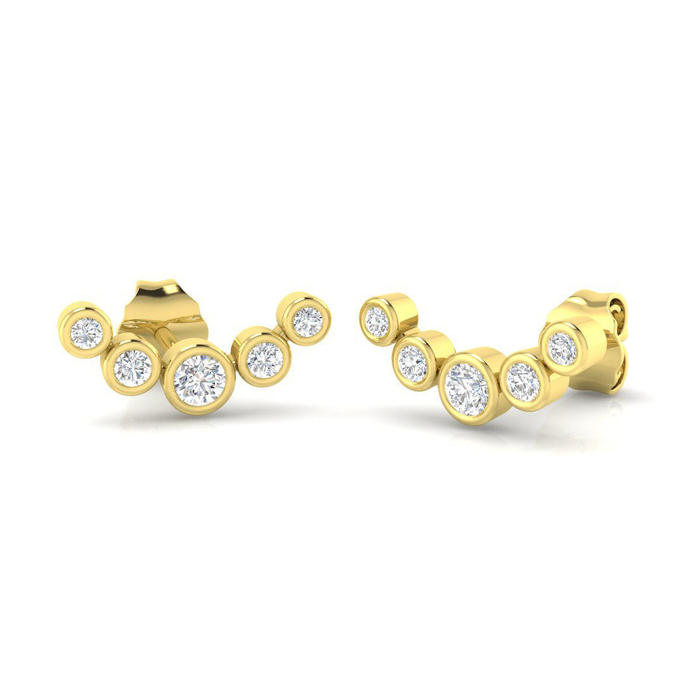 Earring 18 KT Yellow Gold