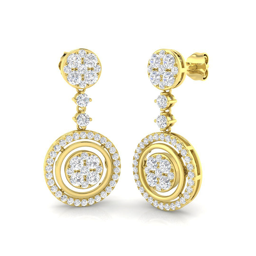 Earring 18 KT Yellow Gold