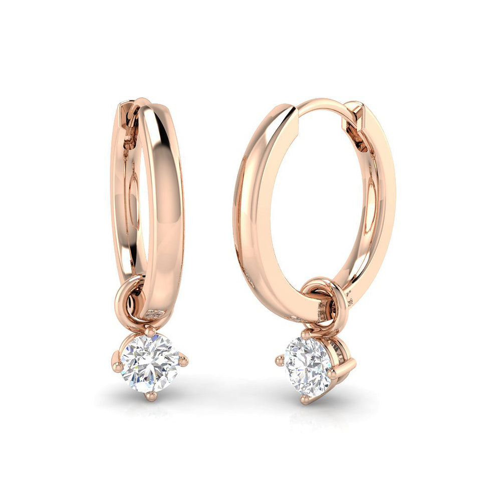 Earring 9 KT Rose Gold