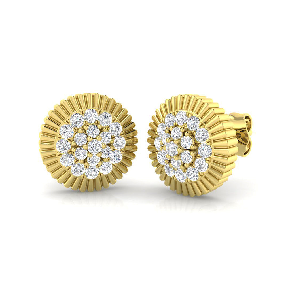 Earring 18 KT Yellow Gold