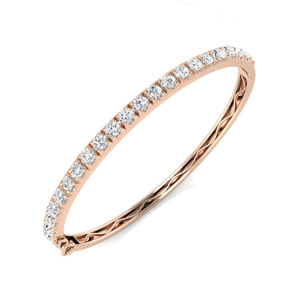 Bangles 9 KT Rose Gold