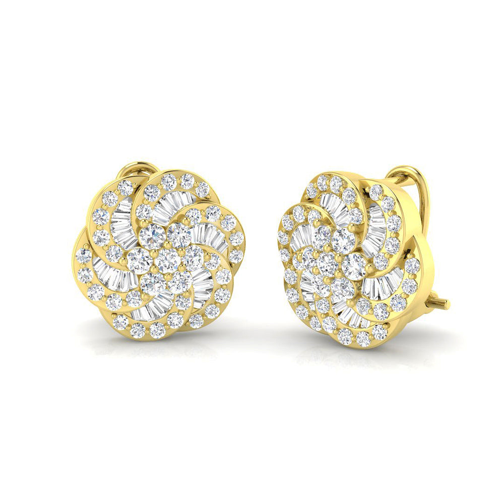 Earring 18 KT Yellow Gold