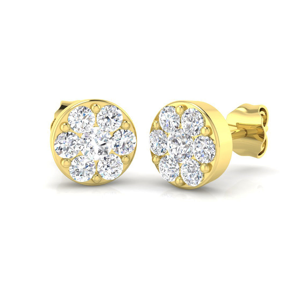 Earring 18 KT Yellow Gold