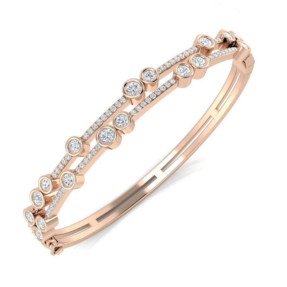 Bangles 9 KT Rose Gold