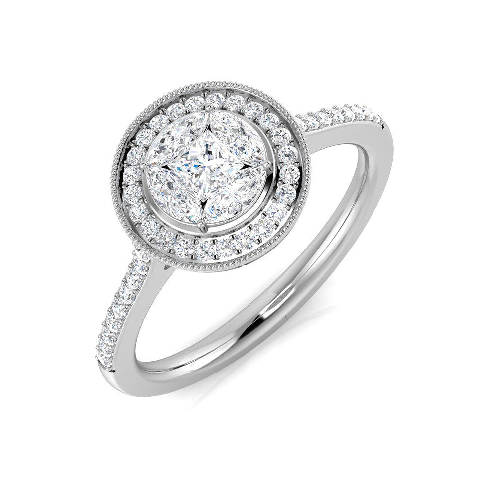 Ring 18 KT White Gold