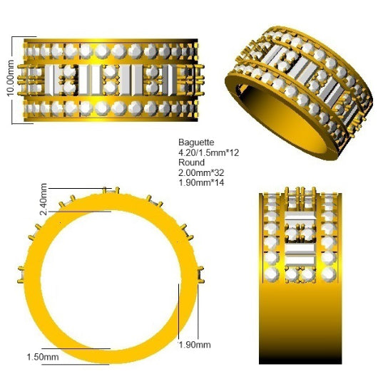 Ring 18 KT Yellow Gold