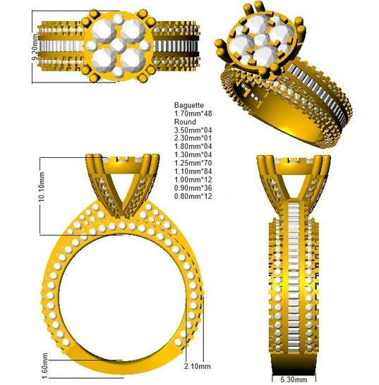 Ring 18 KT Yellow Gold