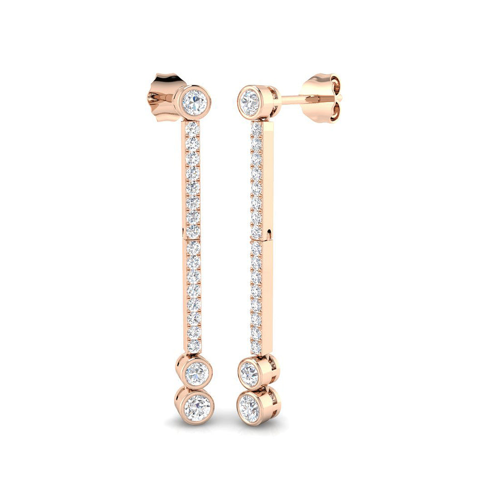 Earring 9 KT Rose Gold