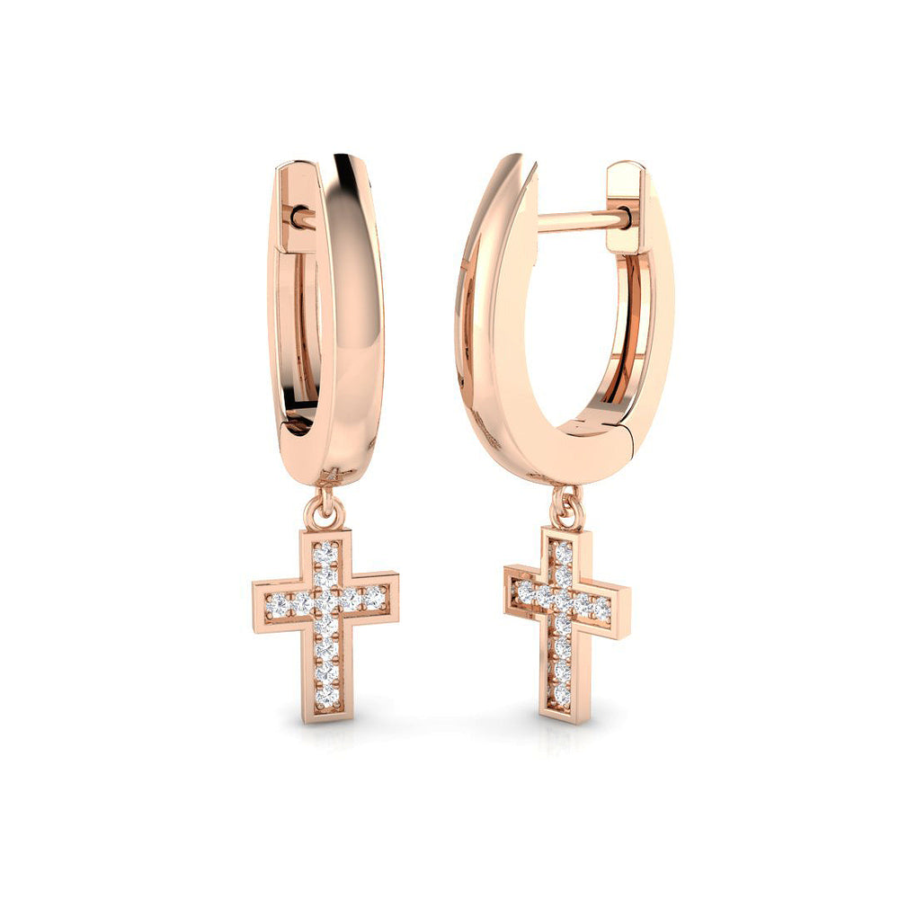 Earring 9 KT Rose Gold