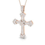 Cross 9 KT Rose Gold