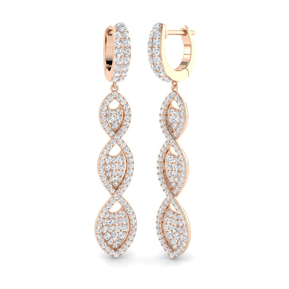 Earring 9 KT Rose Gold