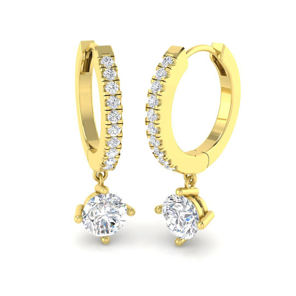 Earring 18 KT Yellow Gold