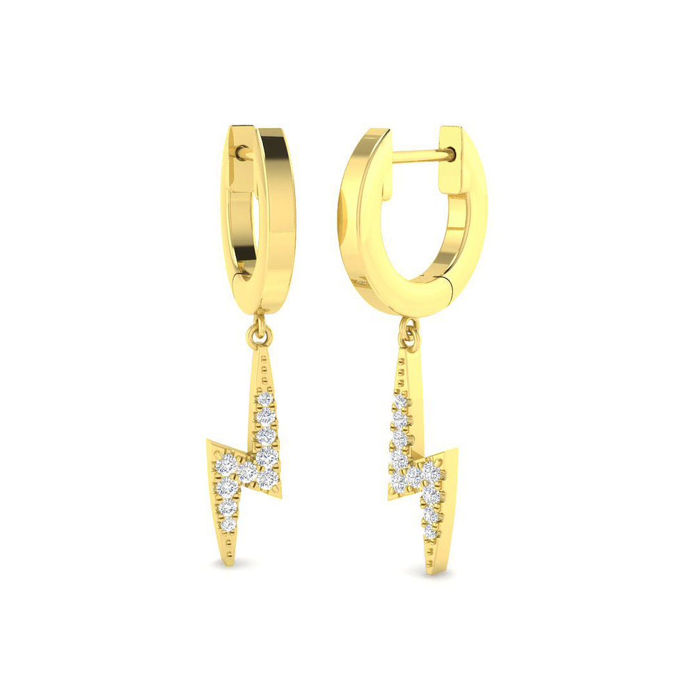 Earring 18 KT Yellow Gold