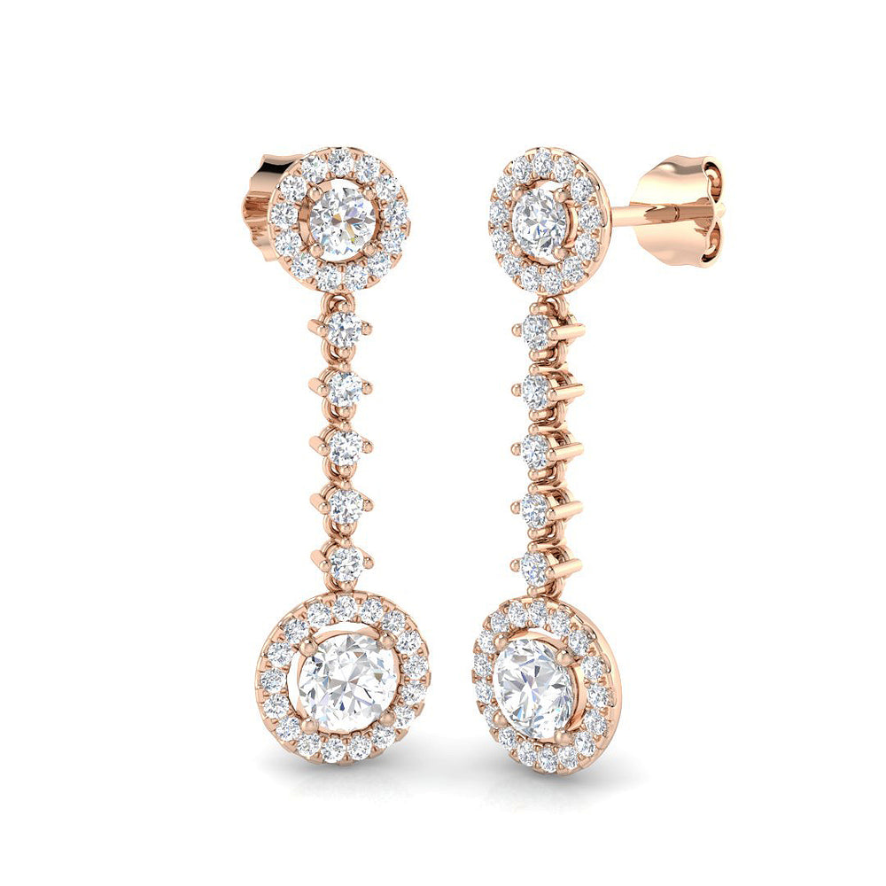 Earring 9 KT Rose Gold