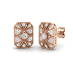 Earring 9 KT Rose Gold