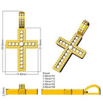 Cross 9 KT Yellow Gold