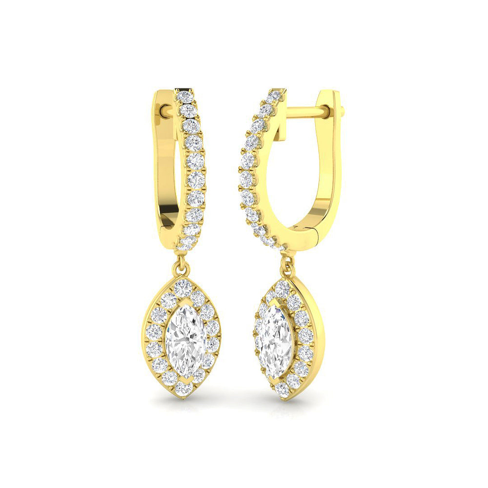 Earring 18 KT Yellow Gold