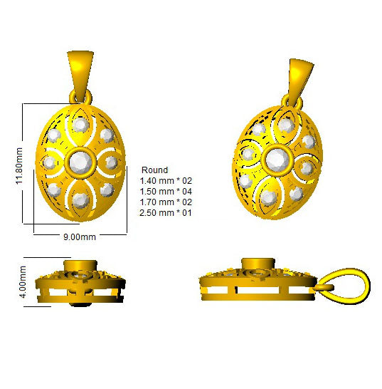 Pendants 18 KT Yellow Gold